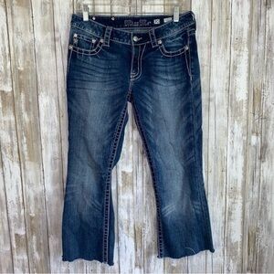 Miss Me Boot Fray Cutoff Jeans